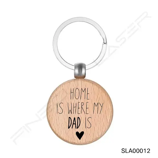 Schlüsselanhänger "Home Is Where My Dad Is"