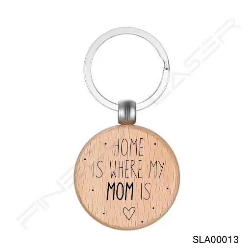 Schlüsselanhänger "Home Is Where My Mom Is"